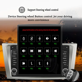 Android 10.0 Mașină Player Multimedia 2 din radio auto pentru toyota camry 2007 2008 2009-2011with navigare stereo al mașinii unitatea de cap