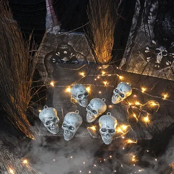 Halloween Craniu Agățat Ornamente Plastic Osul Craniului Capul Locului Layout Elemente De Recuzită De Casa Si Decoratiuni De Petrecere Festivalul Consumabile