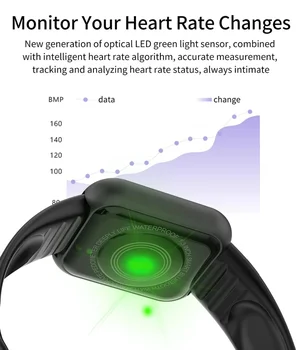 Sport barbati Bratara tensiunea de Ritm Cardiac Bluetooth Fitness Tracker Ceas Femei ios Android Ceas Inteligent Copil Cadou 2021 11862