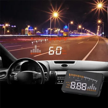 1SET Masina hud head up display Universal vitezometru Peste-viteza de Alarmă Digital Auto-styling vitezometru mașină de Parbriz