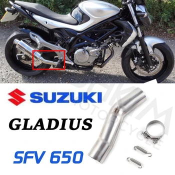 Transport gratuit SFV650 Motocicleta a Tobei de Eșapament de Evacuare Slip On Pentru SUZUKI SFV650 Gladius SV SFV 650 2009-Mijlocul Conductei