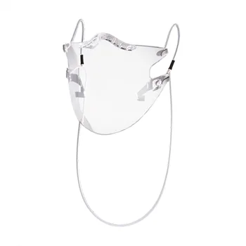 1BUC Durabil Masca de Fata Combina Plastic Reutilizabile Clar Masca de Fata Scut Bandaj de moda Transparent gura acoperă masque 2021