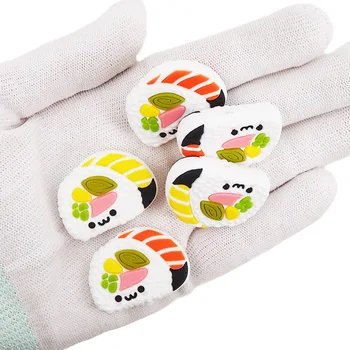 Chengkai 50pcs Silicon Sushi Forma Margele DIY copil Copil Suzeta Dummy Dentitie Face Colier Senzoriale Jucărie de Calitate Alimentară Margele