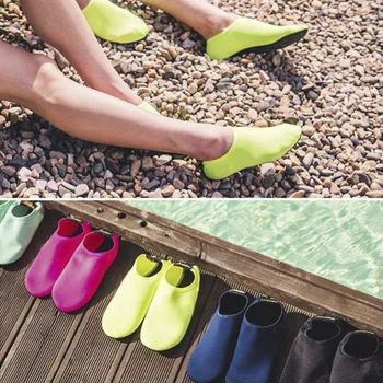 Bărbați Femei Aqua pantofi Anti-Alunecare Pantofi de Plaja Desculț Pantofi din Piele de Yoga Sport de Apă de Șosete Moi de pe Litoral trecere prin vad Pantofi Scufundări Șosete