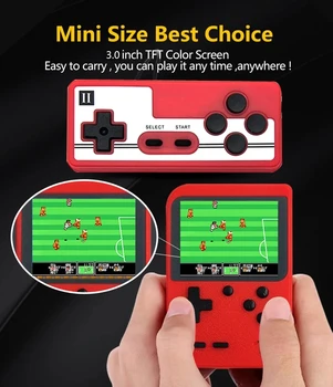 2021 Nou 400 Din 1 Jocuri MINI Portabil Retro Video Consola de jocuri Portabile Jucători Boy 8 Bit 3.0 Inch Ecran LCD Color, Gameboy