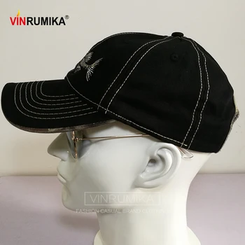 2020 Unisex Casual Model Pește de Înaltă Calitate Șapcă de Baseball pentru Bărbați Bumbac Pur Negru Sepci de Baseball de Culoare Kaki Snapback Pălării