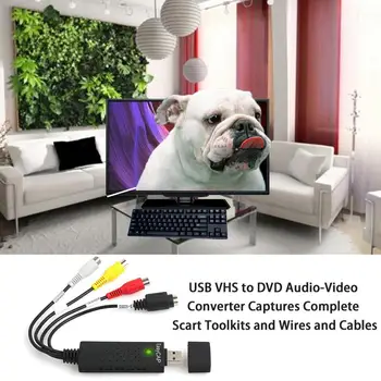 USB2.0 VHS to DVD Converter Converti Video Analog în Format Digital Audio Video DVD, VHS Record placa de Captura calitate de PC-adaptor