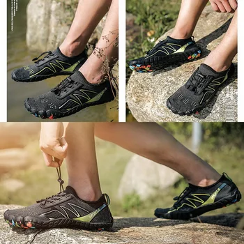 Unisex Înot De Apă Pantofi Pentru Bărbați Desculț În Aer Liber, Sandale De Plajă În Amonte Aqua Pantofi Plus Dimensiune Nealunecoase Râu Mare Scufundări Adidași