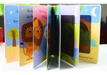 Noapte Buna Leu Lanterna Cartea De Învățământ Limba Engleză, Cărți Ilustrate Pentru Copii Carte De Lectură