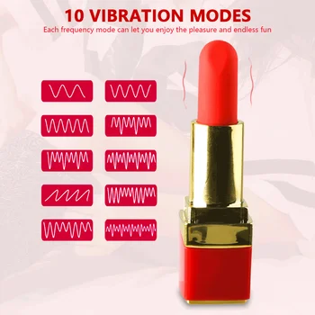 10 Viteze Mini Ruj Bile Vaginale Glont Vibrator Ouă Stimulator Clitoris Masaj Erotic Jucarii Sexuale pentru Femei pentru Adulți Produse