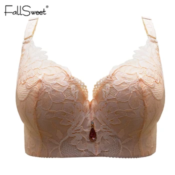 FallSweet Femei Sutiene Push-Up Sutien De Dantelă Sexy Plus Dimensiune Sutien Confort Lenjerie De Corp De Sex Feminin