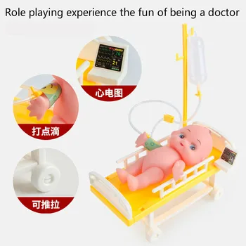 Vânzare fierbinte NOI de Joaca pentru Copii Casa de Doctor Jucarie Set Simulare Medicina Cutie de Injecție Casă de Joacă Jucării pentru copii Pentru Copii Jucarii