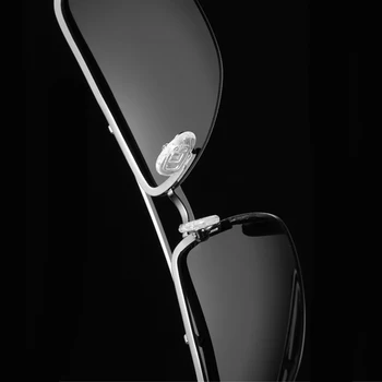 JIFANPAUL Brand de Design Red Temple ochelari de Soare Acoperire Oglinda Ochelari Oculos de sol aliaj Bărbați ochelari de Soare Lentile Polarizate 12100