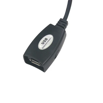 Tenveo 5m Cablu USB 2.0 Cablu de Extensie Amplificarea Semnalului Extensia Extender Cablu Extream de Date de Mare Viteză Linie