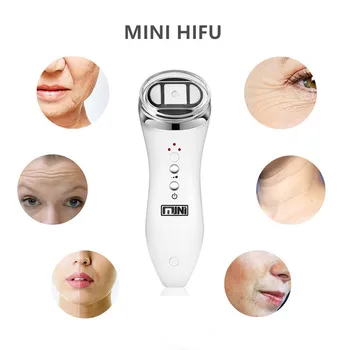 Mini HIFU Machine Mașină cu Ultrasunete Produse de Îngrijire a Pielii RF Fadiofrecuencia Facial Lifting facial Anti-Riduri cu Ultrasunete Therapi