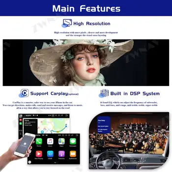 128GB Android Carplay 10 Mașină Ecran Multimedia Player Pentru Ford Ranger 2018 GPS Navi Auto Audio Radio Muzica Stereo Wifi Unitatea de Cap