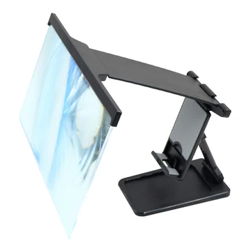 3D Lupă de Ecran de Afișare Video Stand Lupa Stand de 12 Inch Ecran Smartphone Lupa Stand Stand Telefon