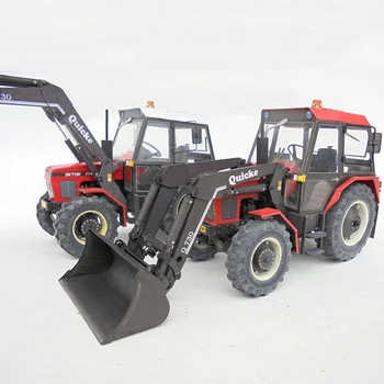 Zetor 7745 1:32 Tractor,4 Instrumente Pentru a Alege De la,Pliante Tăiere Hârtie 3D Model de Hartie de BRICOLAJ pentru Adulți Handmade Jucarii artizanale ZX-022 23