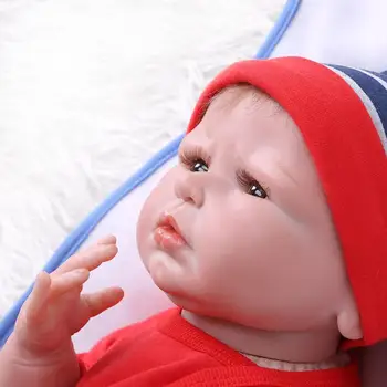 Bebes renăscut papusa 55cm Copil fată băiat Păpuși lol Silicon moale Boneca Renăscut Brinquedos zi pentru copii cadouri jucarii bebe plamate