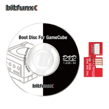 Bitfunx SD2SP2 Înlocuire Adaptor Micro SD Card reader + Elvețian de Boot Disc Mini DVD pentru Nintendo Gamecube NGC NTSC