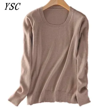 YSC 2019 stil Clasic Fierbinte vânzările de Cașmir Pulover guler rotund Moda pe culoare solidă maneca lunga Pulover tricotate S-XXXL