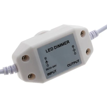 LED Dimmer Regla Luminozitatea Controler pentru DC12-24V Singură Culoare LED-uri Benzi de Reglaj