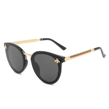 2020 Noua Moda Doamnă de Lux ochelari de Soare Ovala Cadru Metalic de Albine pentru Bărbați ochelari de Soare UV400 Retro Clasic de Brand Sport Ochelari de Conducere