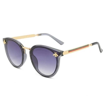 2020 Noua Moda Doamnă de Lux ochelari de Soare Ovala Cadru Metalic de Albine pentru Bărbați ochelari de Soare UV400 Retro Clasic de Brand Sport Ochelari de Conducere