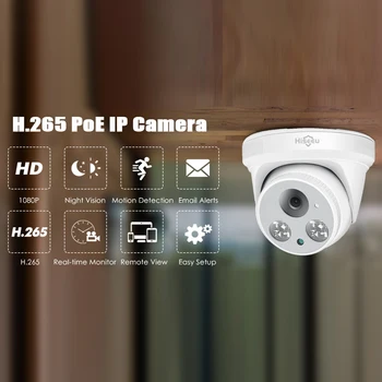 HISEEU Camera IP POE Ultra HD 5MP 1920P Viziune de Noapte IR de Detectare a Mișcării de Securitate Acasă de Supraveghere CCTV Network Cam Monitor