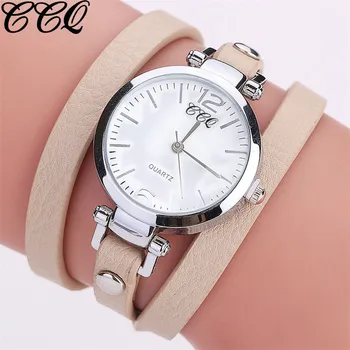 CCQ Noua Moda de Lux din Piele Brățară Ceas Doamnelor Cuarț Ceas Casual pentru Femei Ceasuri Relogio Feminino de Vânzare Fierbinte 533
