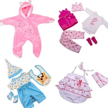 15 stiluri de haine Papusa de silicon renăscut papusa bebe renăscut boneca fată băiat papusa rochie de DIY 42-48cm copil nou-născut păpuși cadou 124