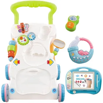 Baby walker Potrivit pentru învățarea timpurie a copilului de Asistent multifunctional copil cărucior Sit-to-Stand Walker 124000