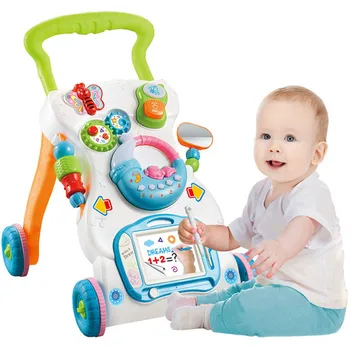 Baby walker Potrivit pentru învățarea timpurie a copilului de Asistent multifunctional copil cărucior Sit-to-Stand Walker