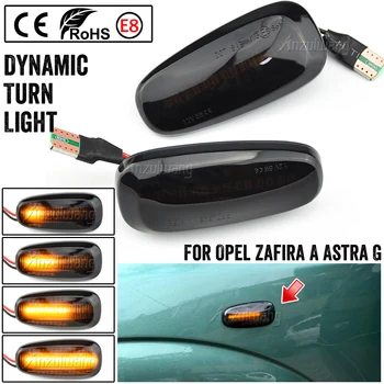2x LED-uri Dinamice de poziție Laterale care Curge de Semnalizare Partea de Repetor Lampa Secvențială Semnalizator pentru Opel pentru Zafira a 99-05 pentru Astra G