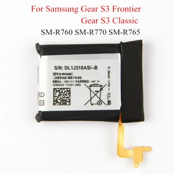 Noi EB-BR760ABE Baterie pentru Samsung Gear S3 Frontieră / Clasic SM-R760 SM-R770 SM-R765 SM-R765S Înlocuire Batteres