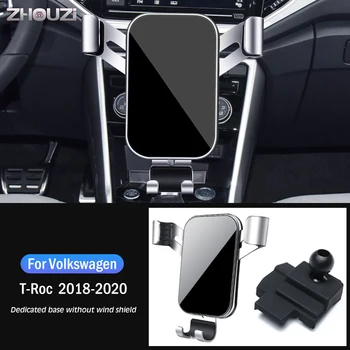 Masina Telefon Mobil Titularul de Aerisire se Montează GPS Stand de Navigare Suport Pentru Volkswagen VW Troc T-ROC A11 2018-2020 Accesorii Auto