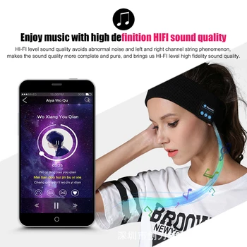 Wireless Bluetooth 5.0 Căști Bandă de Încărcare USB Sport Yoga de Fitness Execută setul cu Cască căști Muzica de Tricotat Văl