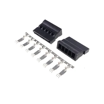 10 Loturi SATA Port Serial Conector de Alimentare locuințe Plug de tip Scurt + Sertizare Terminale placa de aur pentru Hard Disk SATA de Calculator