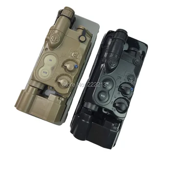 UN PEQ-16 Dummy LiPo NiMH NiCD RAS RIS Cutie Baterie Caz pentru Airsoft AEG TAN Negru