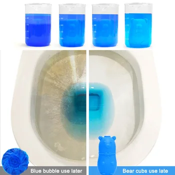 Albastru Automat detergentul pentru Toaletă Deodorant Antibacterian Instrumente de Curățare pentru Baie Wc-Rezervor FAS6