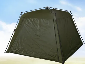 Mare de corturi militare în aer liber camping cort ArmyGreen Pavilion Rapid Deschis Cvartet de cort Cu plase de țânțari 5-8 persoane 12506