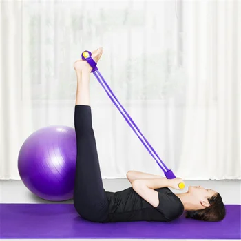 Sit-up pedala practicanta picior de fitness de fitness extender elastic trage coarda de exerciții de rezistență band yoga acasă sală de fitness