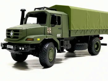 De înaltă calitate, 1:36 aliaj militară camion de transport de model off-road masina de jucarie model de colectie ornamente pentru copii jucărie transport gratuit