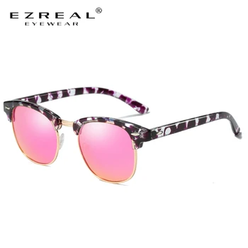 EZREAL Brand Polarizat ochelari de Soare Barbati Sau Femei Retro Nit de Înaltă Calitate Obiectiv Polaroid Design de Brand Ochelari de Soare de sex Feminin Oculos