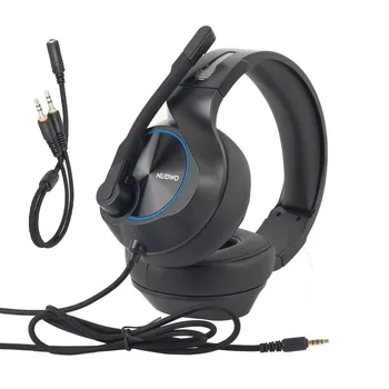 NUBWO N11 PS4 Cască casque Stereo Bass Jocuri Căști cu Microfon Microfon pentru PC Gamer/Nintendo Comutator/Noul Xbox one/Telefon