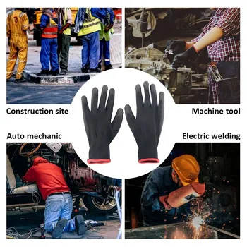 Munca de precizie Mănuși pentru protecția mâinilor Protecția Anti-statice, de Nylon, poliuretan Flexibil Mănuși Pentru Dulgheri, Constructii ,gradina de Muncă