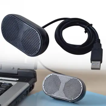 Portabil USB Music Player Negru Mini Stereo Speaker Unic Pentru Notebook Laptop HK-5002 Ușor Multimedia Difuzor