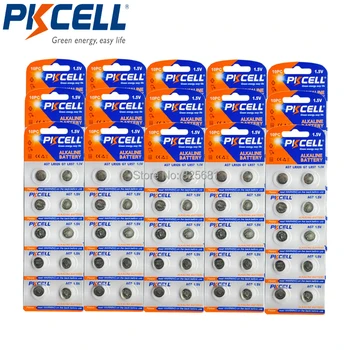 150Pcs 15card PKCELL ag7 litera Baterie LR57 L927 395 SR57 SR927SW 195 Alcaline de 1,5 V Butonul de Monede de Celule de Baterii pentru Ceas Calculator