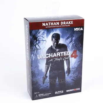 NECA Uncharted 4 a thief ' s end NATHAN DRAKE Ultimate Edition PVC figurina de Colectie Model de Jucărie