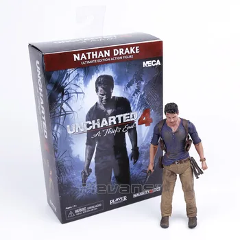 NECA Uncharted 4 a thief ' s end NATHAN DRAKE Ultimate Edition PVC figurina de Colectie Model de Jucărie